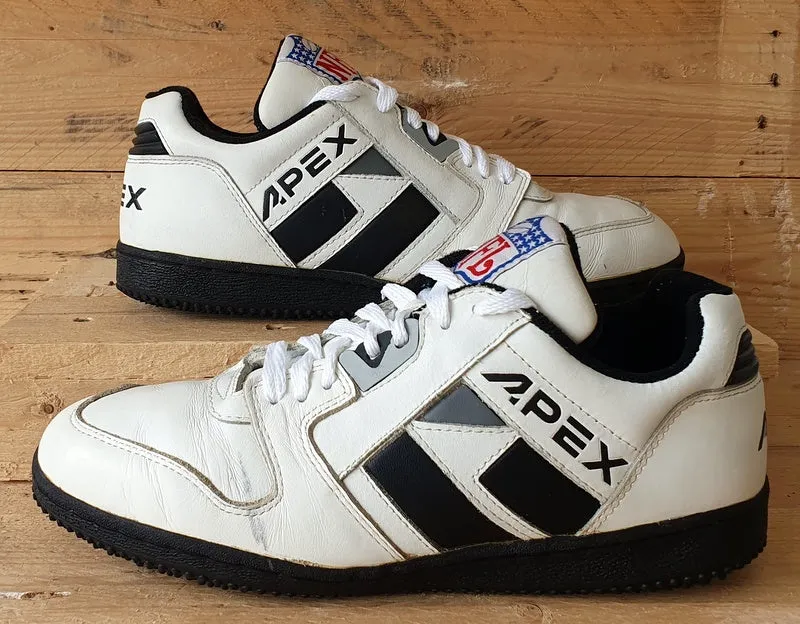 Apex Classic NFL Low Leather Trainers UK8/US9/EU42 617045 White/Black/Grey