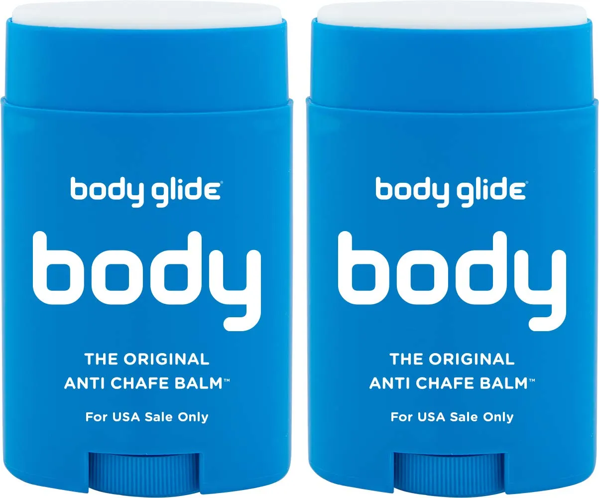 Body Glide Original Anti Chafing Stick Balm 1.5oz-2pack   Body Glide Outdoor Anti Chafe Balm 1.5oz