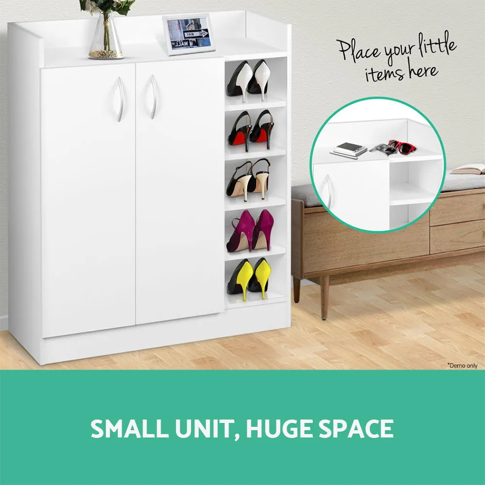 Shoe Cabinet 2-Door, White